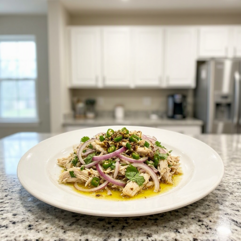 Kukhura Sadheko (Nepali Chicken Salad)